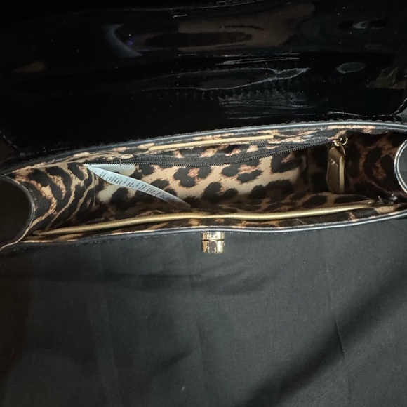 Rachel Zoe Black Patent Leather Crossbody Bag - Picture 4 of 7